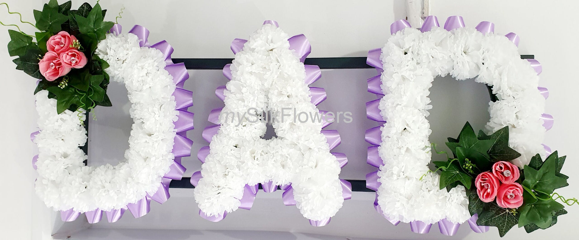 Dad Any 3 Letter Funeral/Memorial Tribute (Lilac)