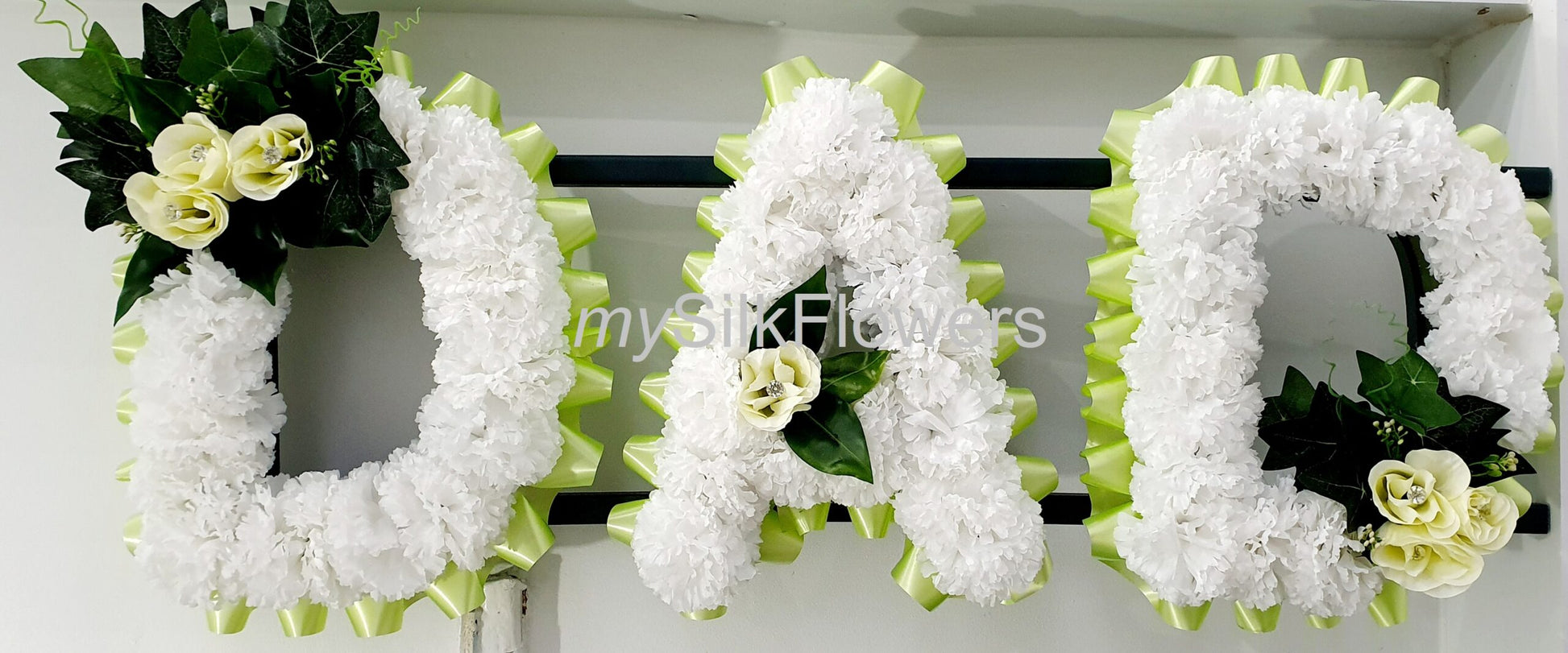 Dad Any 3 Letter Funeral/Memorial Tribute (Limegreen)