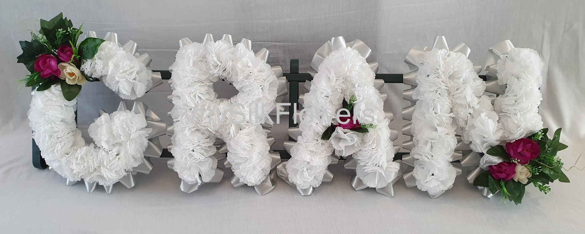 Gran Any 4 Letter Funeral/Memorial Tribute (Silver)