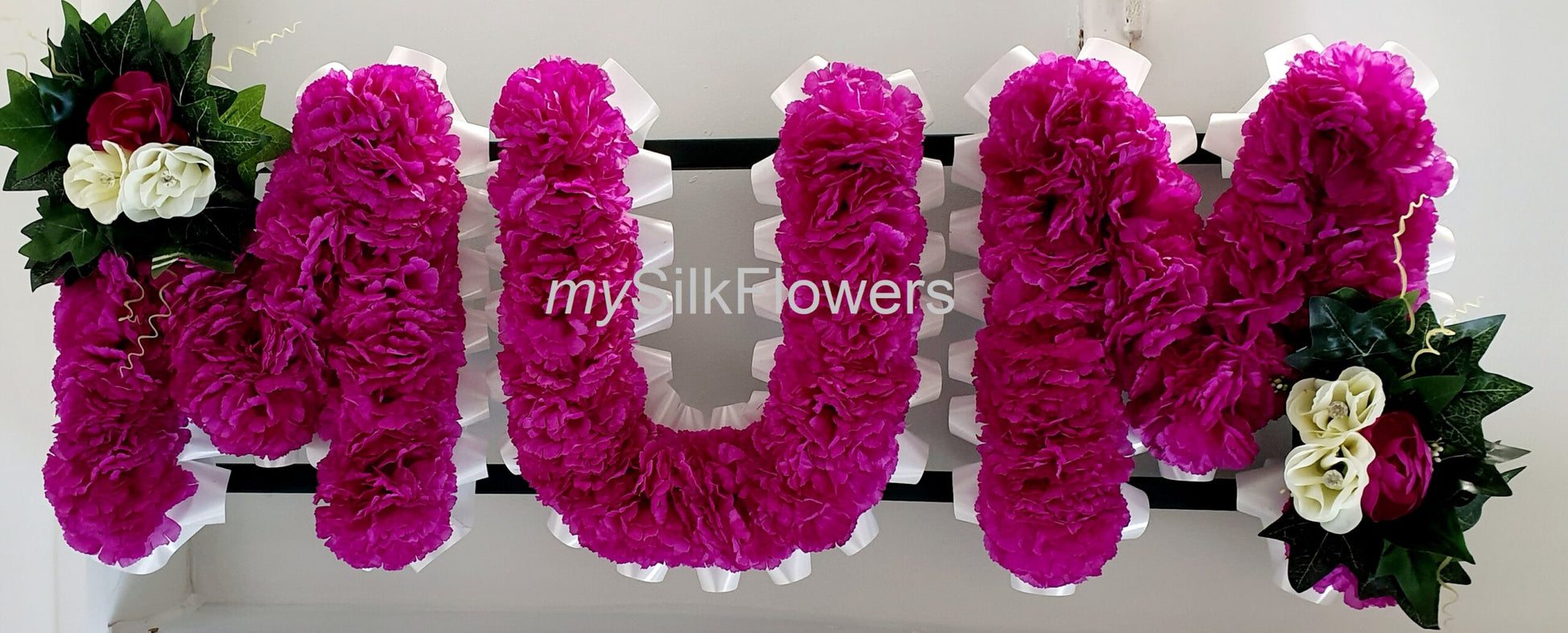 Mum Any 3 Letter Funeral/Memorial Tribute (Purple)