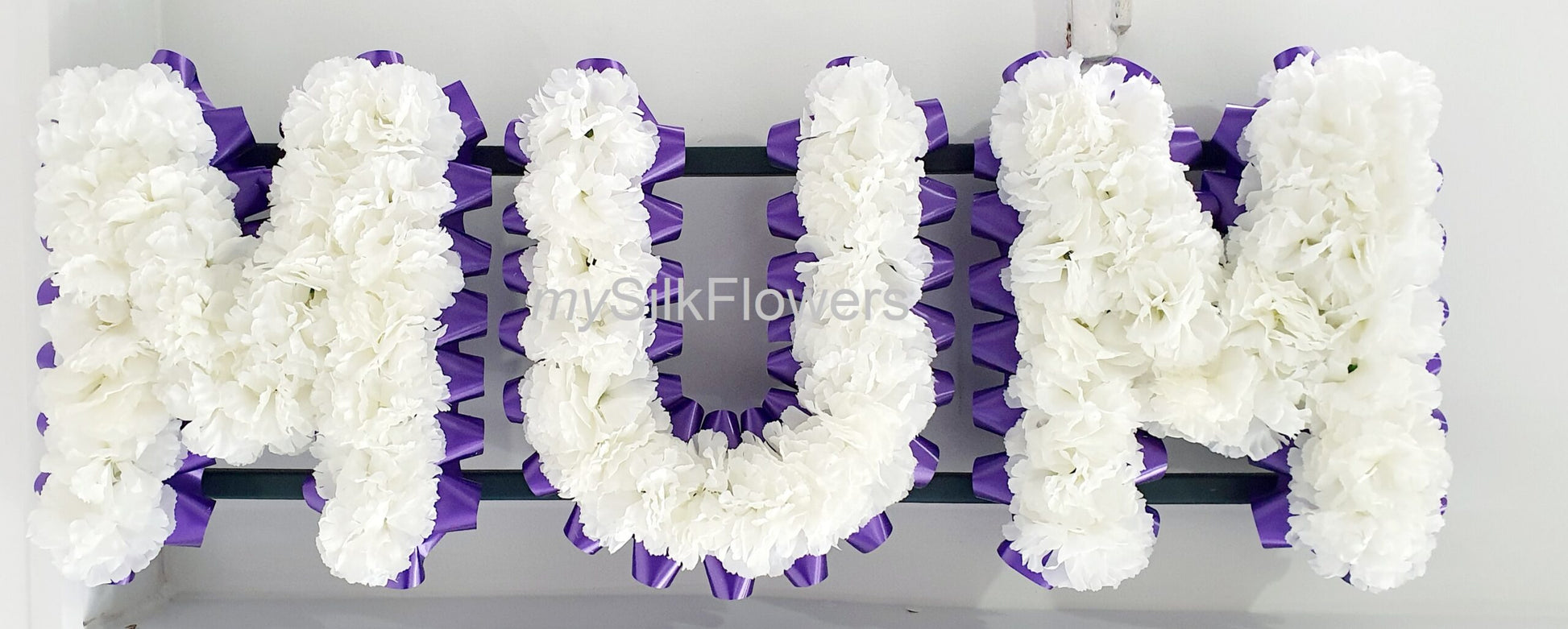 Mumpurple Any 3 Letter Funeral/Memorial Tribute (Plain)