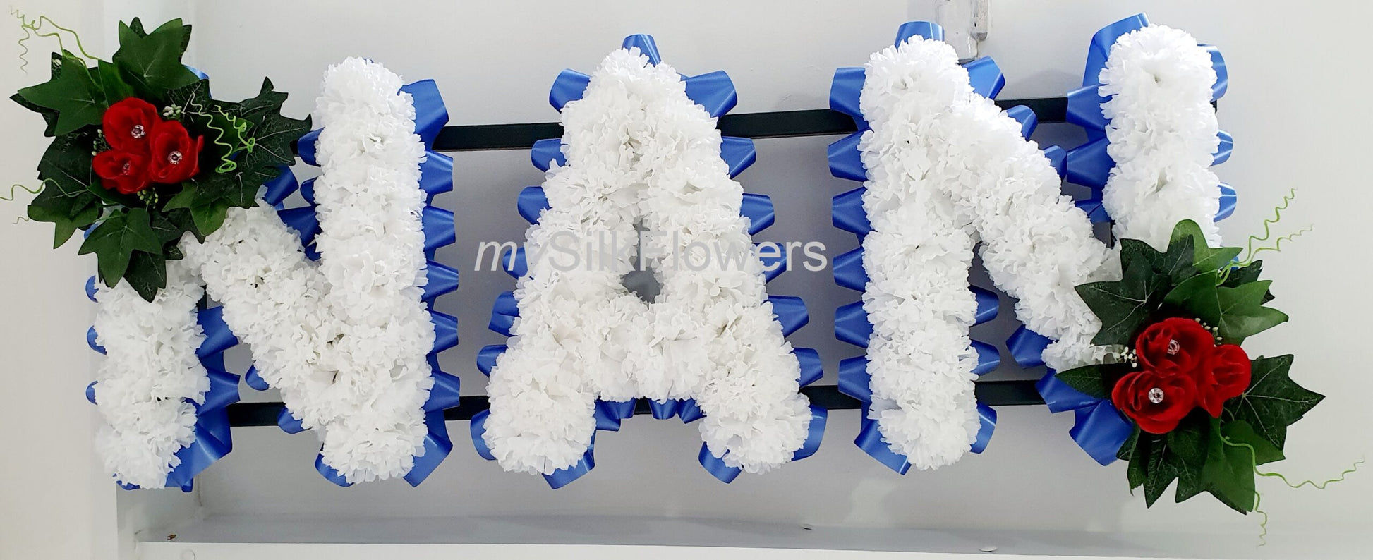 Nanblueribbon Any 3 Letter Funeral/Memorial Tribute
