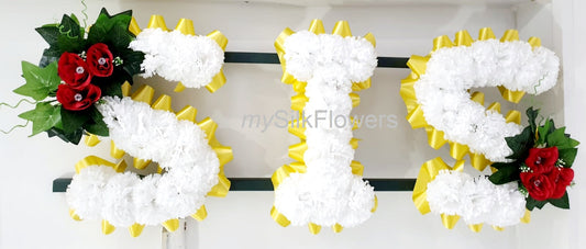 Sis Any 3 Letter Funeral/Memorial Tribute (Yellow)