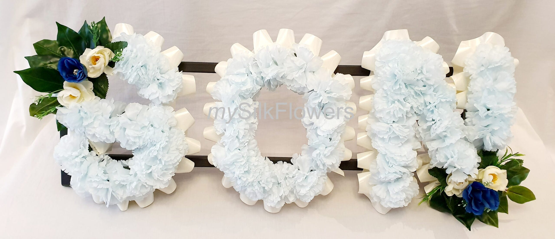 Son Any 3 Letter Funeral/Memorial Tribute (Blue)