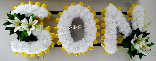 Sonlily Any 3 Letter Funeral/Memorial Tribute