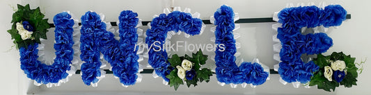 Uncle Any 5 Letter Funeral/Memorial Tribute (Blue)