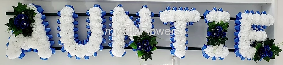 Auntie Any 6 Letter Funeral/Memorial Tribute