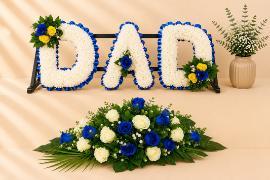 DAD, 2ft Coffin Spray Funeral Package