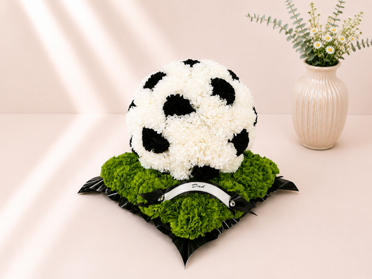 Football on Pitch Tribute