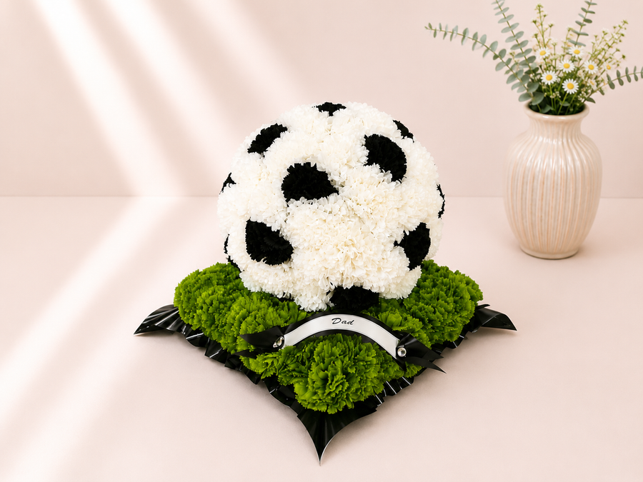 Football on Pitch Tribute