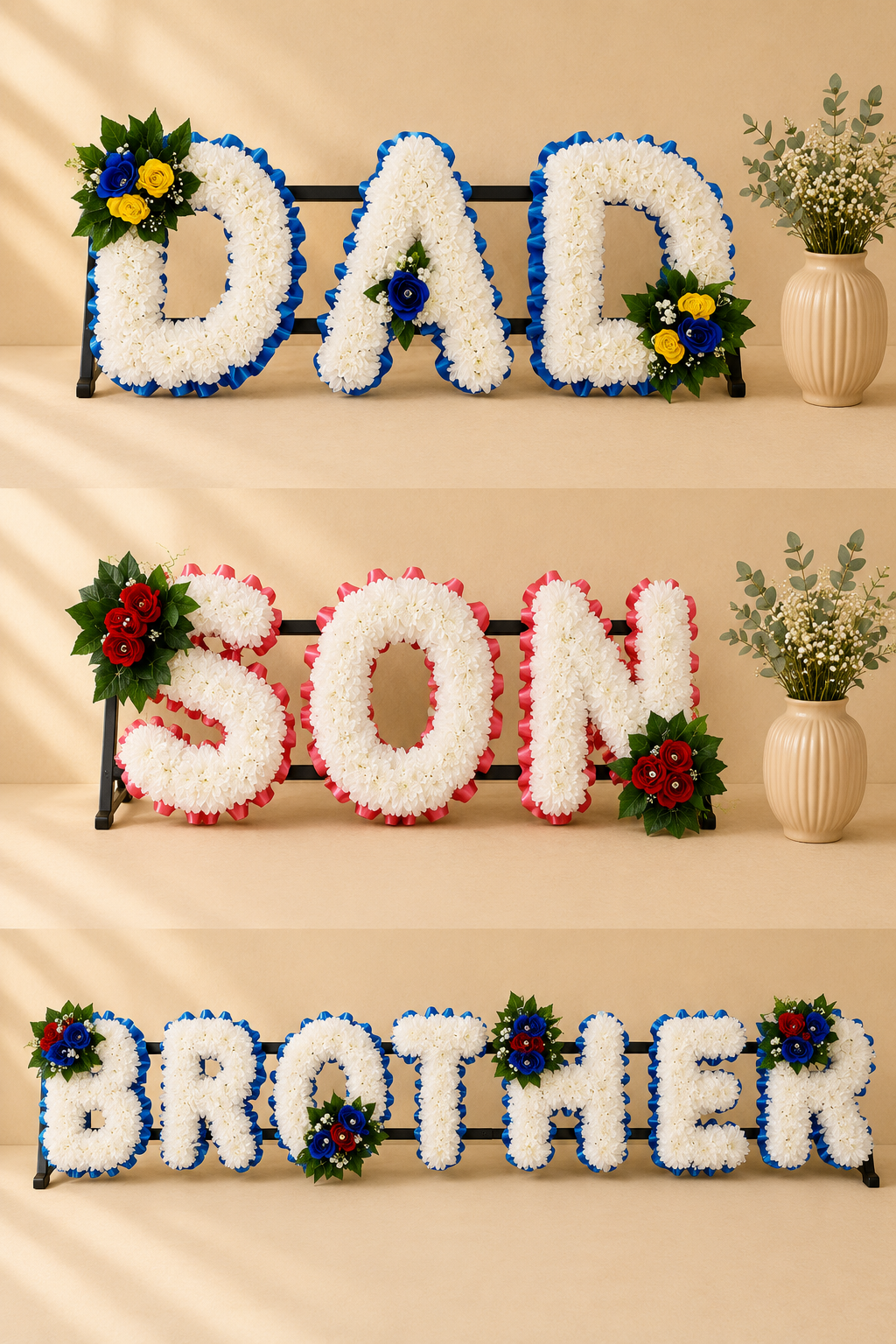 DAD, SON, BROTHER Funeral Package